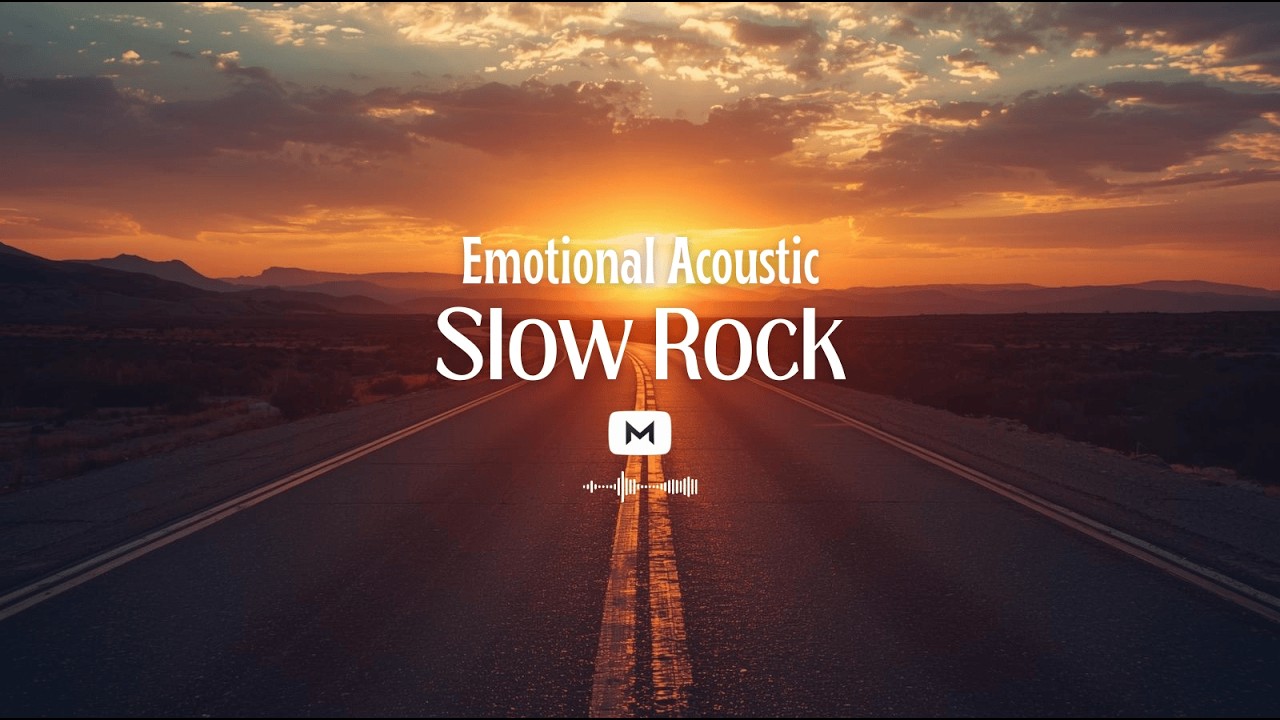 Emotional Acoustic Soft Rock Music 🎸- 1 hour of Instrumental | Night Drive • Road Trip