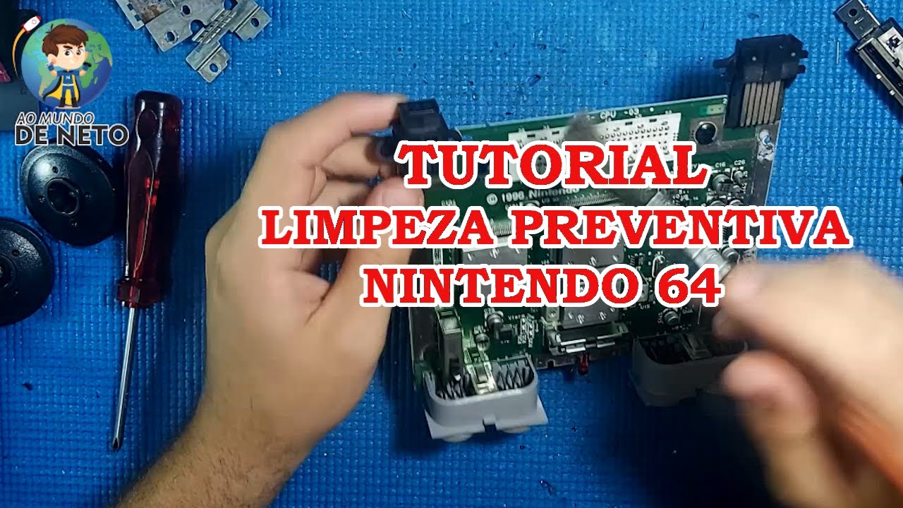 TUTORIAL LIMPEZA PREVENTIVA NO NINTENDO 64