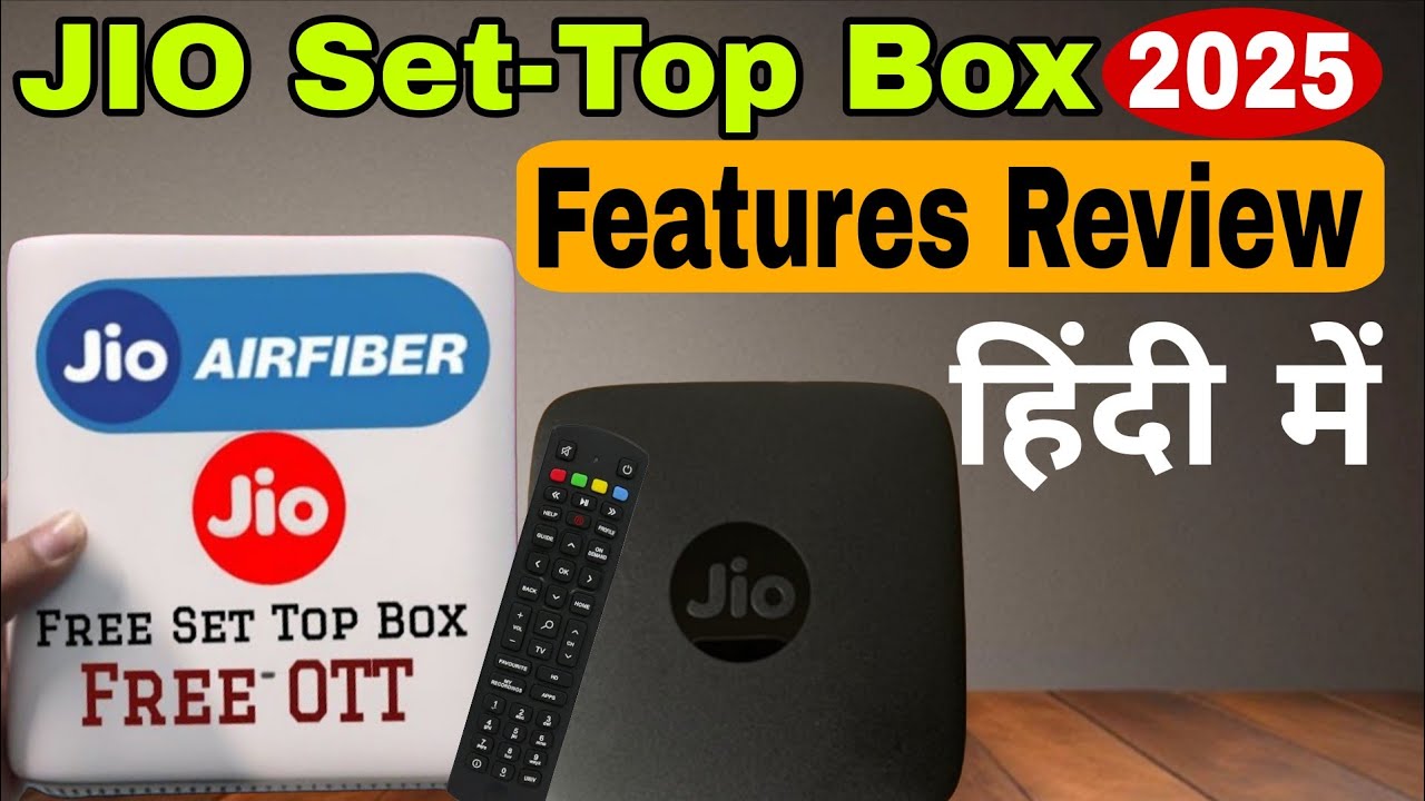 Jio Set Top Box: Full Details Setup And Installation ✅ | New Jio AirFiber STB Full Guide in Hindi