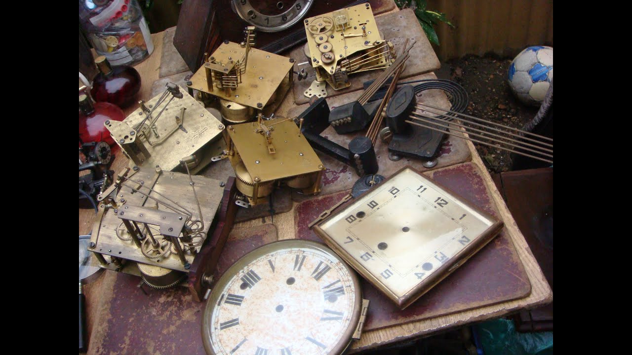 Old Vintage Antique Movements  For  Mantel Clock For Spare To Repair