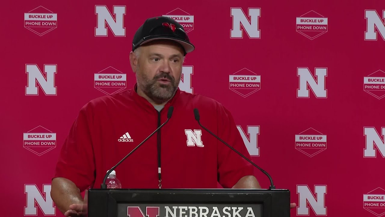 Nebraska football coach Matt Rhule says tight end transfer out for season