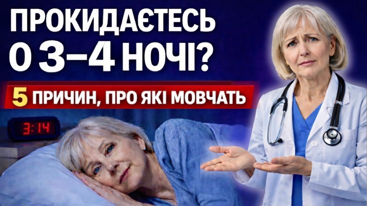 5 Причин Чому ПРОКИДАЄТЕСЬ Вночі! Даю точні Поради, які допоможуть заснути!