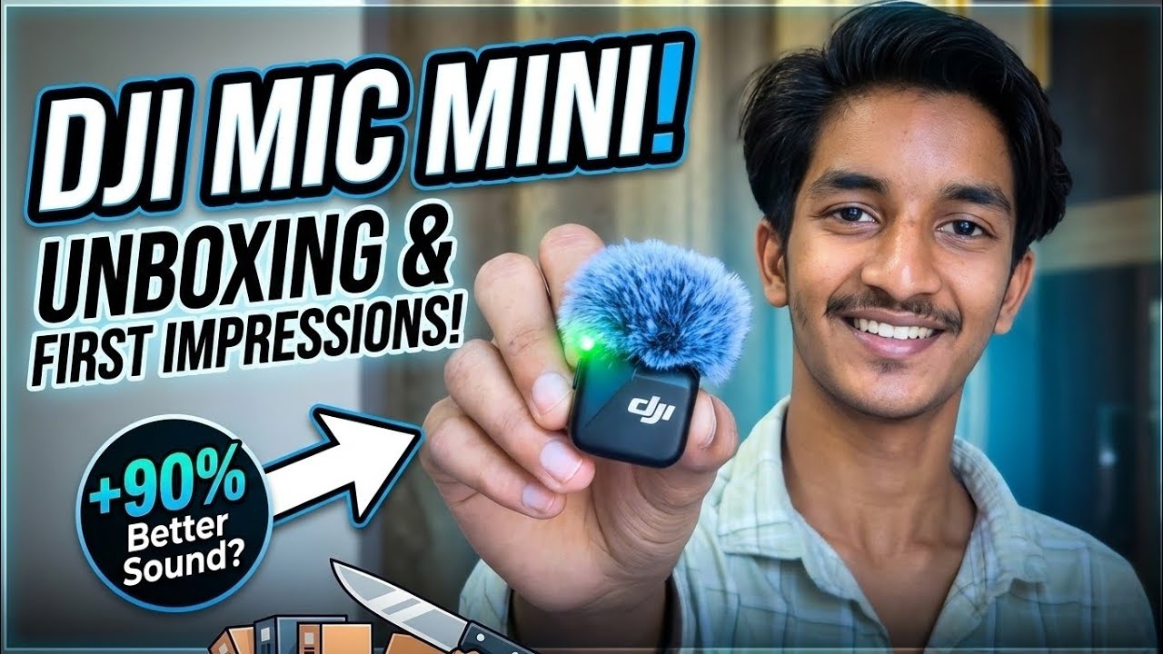 Unboxing the DJI Mic Mini today!🎤Can't wait to see how the audio quality holds#DJIMicMini#TechGadget
