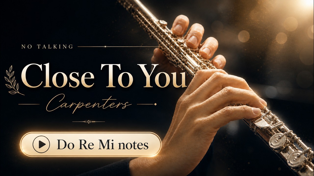 Carpenters - Close To You - Flute Cover + sheet music