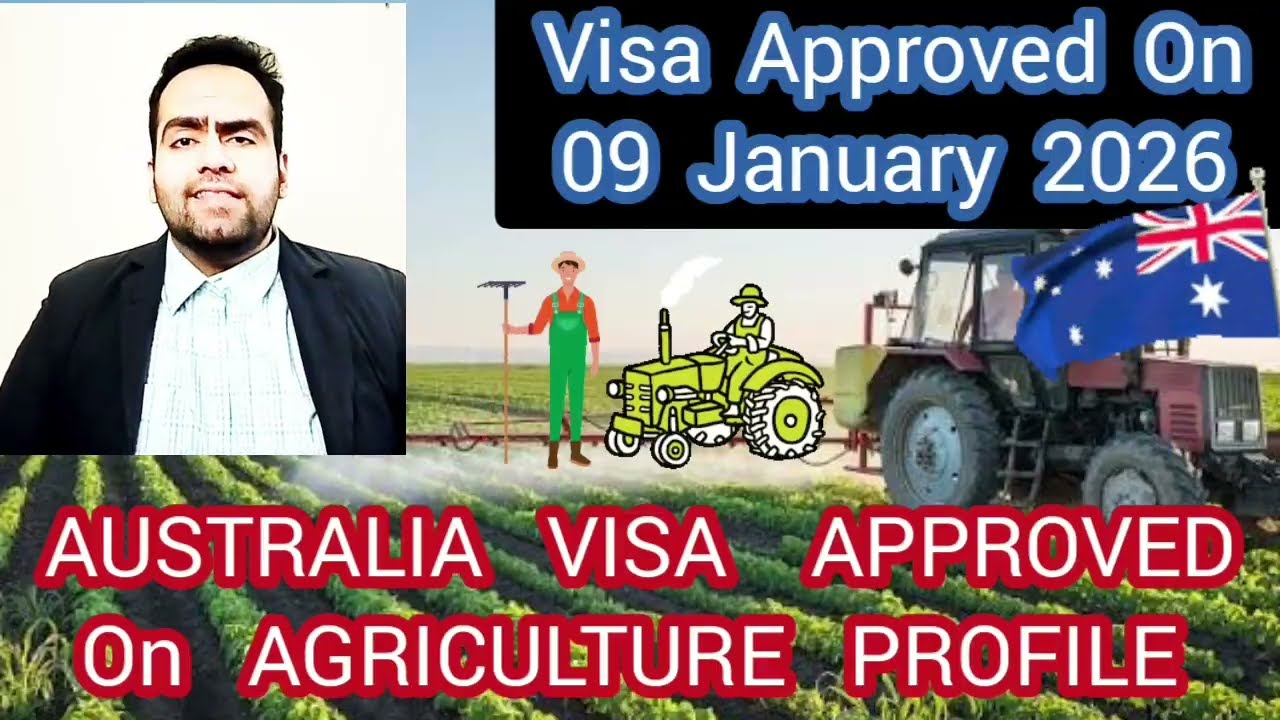 Australia Visa Approved in 09 January 2026 On Agriculture Work Profile | Australia Subclass 600 Visa
