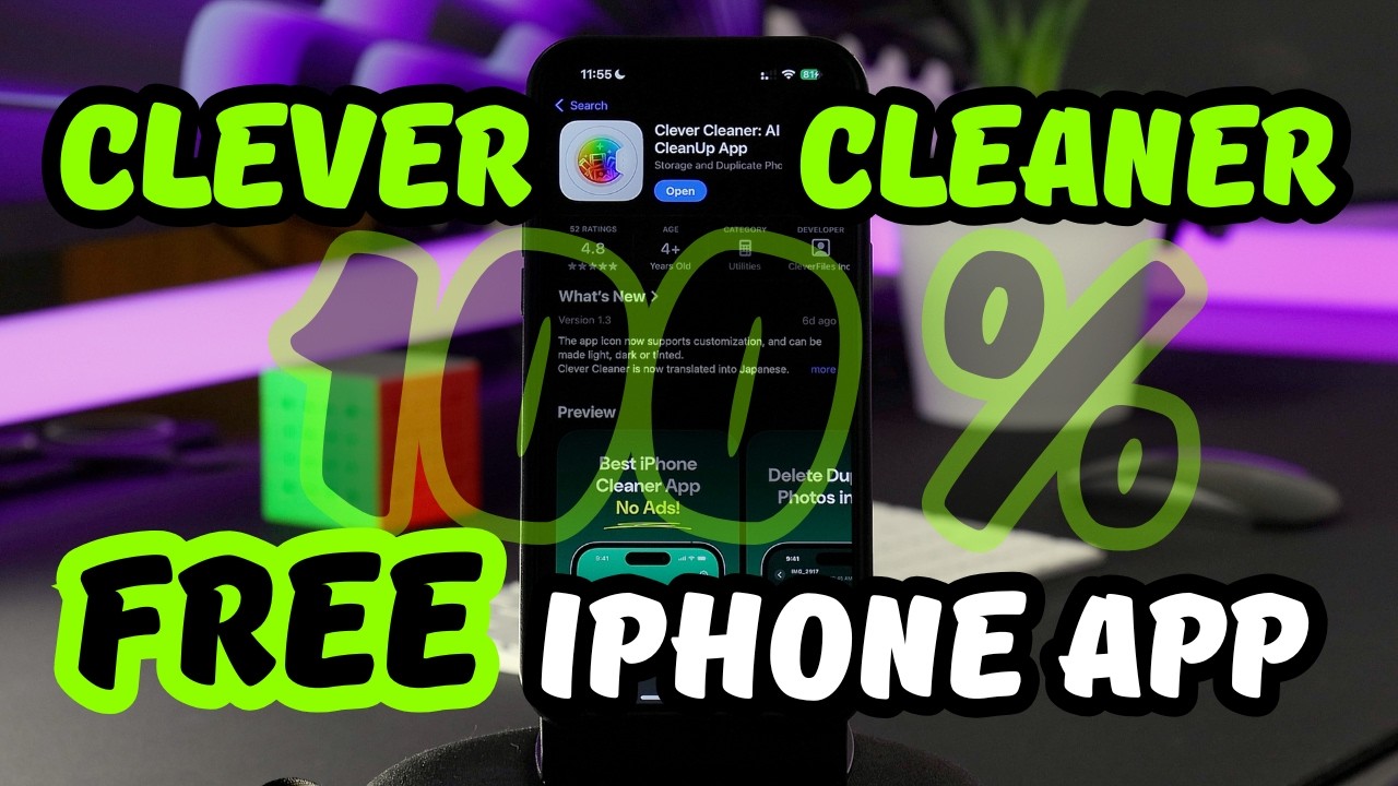 100% Free iPhone Cleaner App - Clever Cleaner