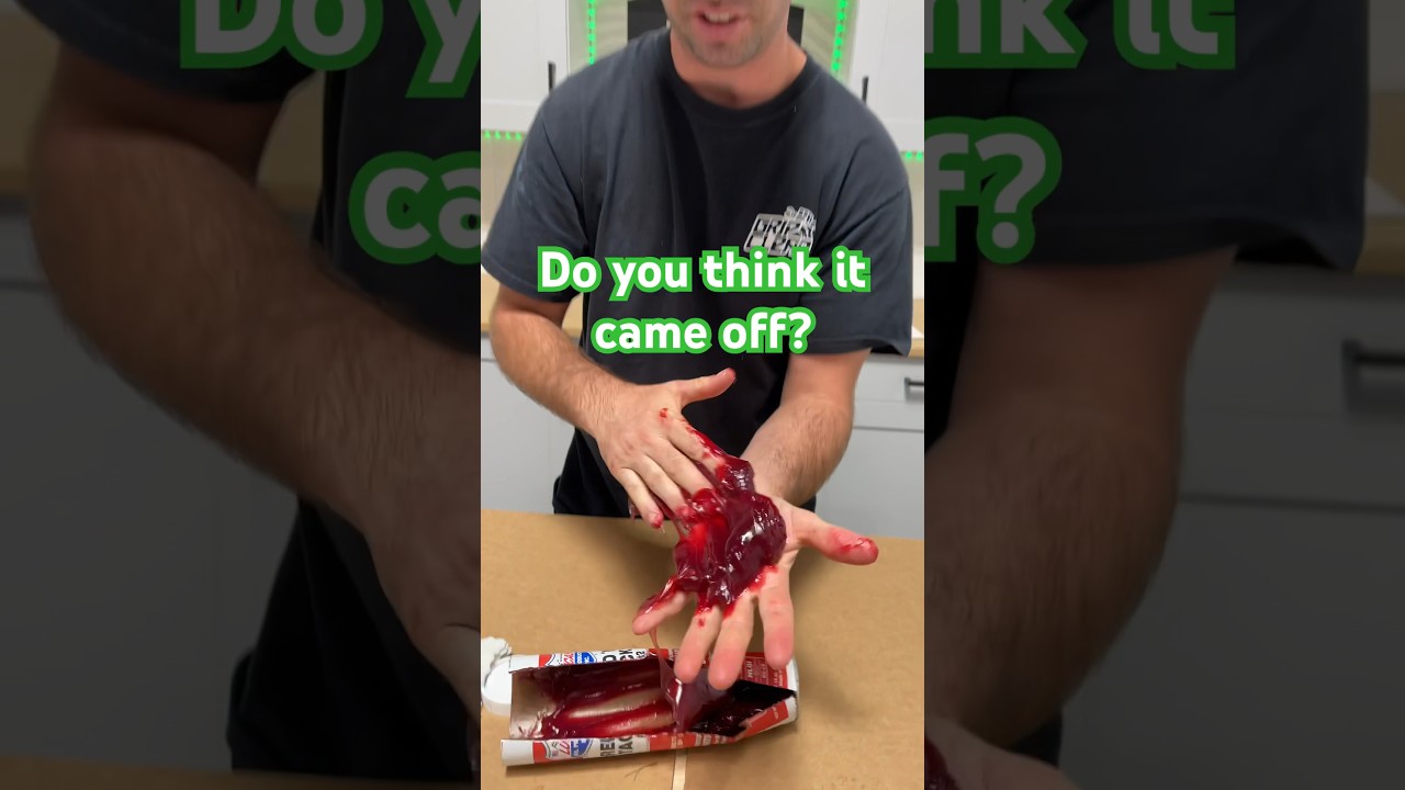 Red and tacky is no doubt..red and tacky! 😬 #gripclean #redandtacky #mess #cleaninghacks