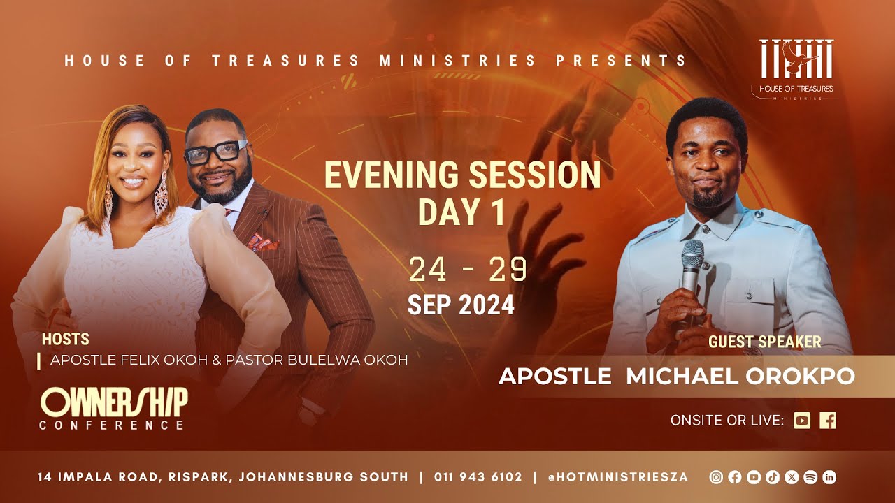 Ownership Conference 2024 || Night 1 ||  Apostle Michael Orokpo - The Effects of Looking Unto Jesus
