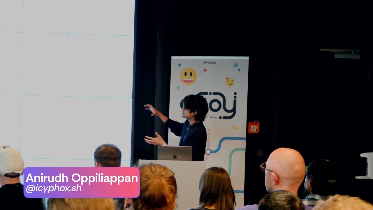 AHOY! 2025 - Anirudh Oppiliappan demonstrates Tangled on ATprotocol