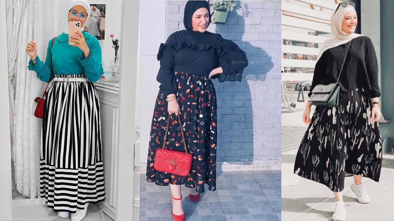 5 Model Rok Panjang untuk Hijaber BERTUBUH GEMUK & PERUT BUNCIT