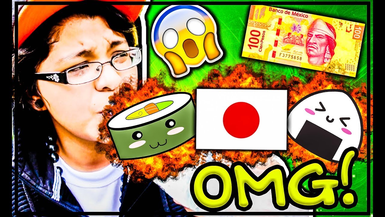 1 DIA COMIENDO COMIDA JAPONESA CON SOLO 100 PESOS!! | Elcanaldelpatho