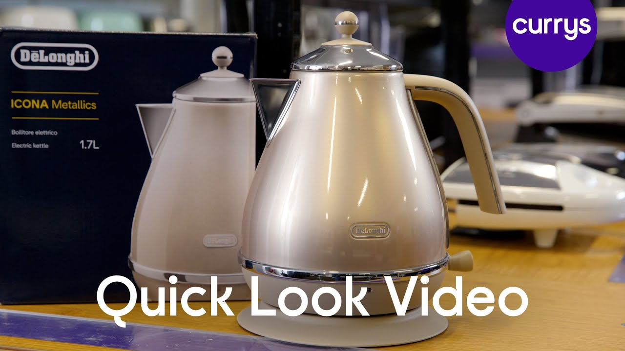 Delonghi Icona Metallics Jug Kettle - Quick Look