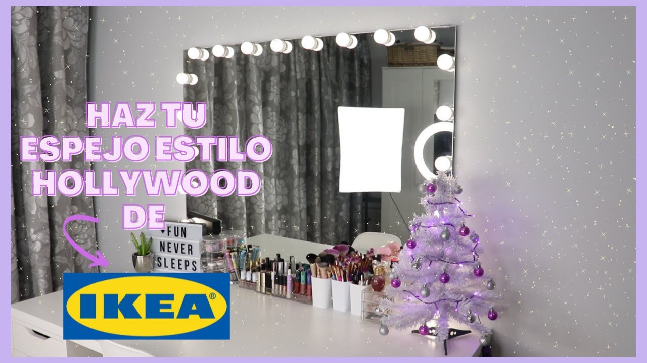 ESPEJO ESTILO HOLLYWOOD PASO A PASO DE IKEA / DIY FÁCIL 🥰 |@iambreen