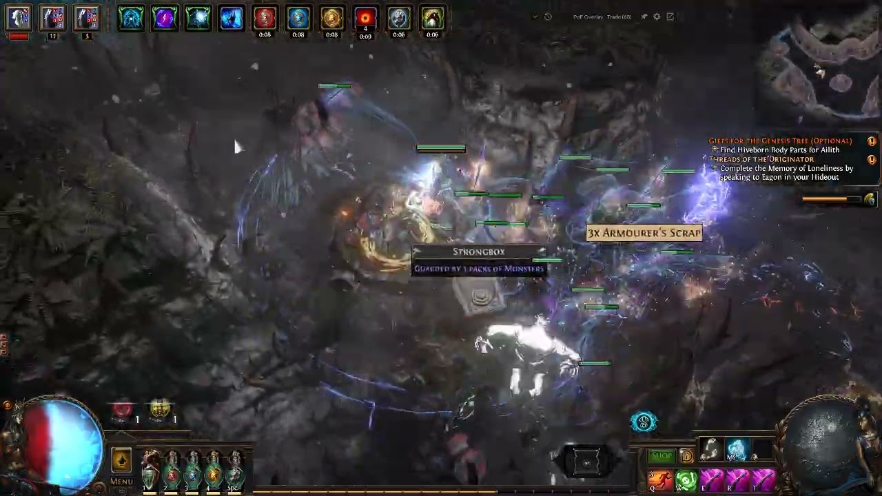 Poe Necromancer Chains Of Command Vs T17 Abomination Scarab Farming 3.27