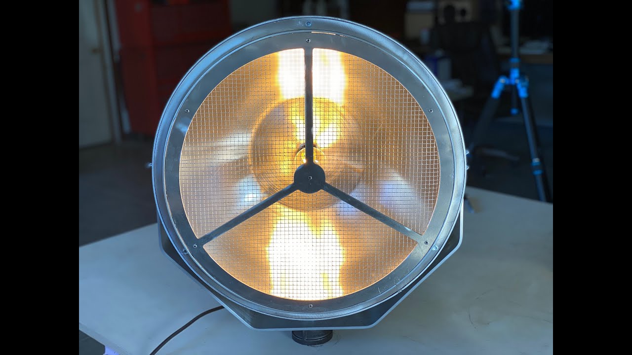 Building a Stage Light! -|- Robe PATT style searchlight -|- DIY - 6 watt LED