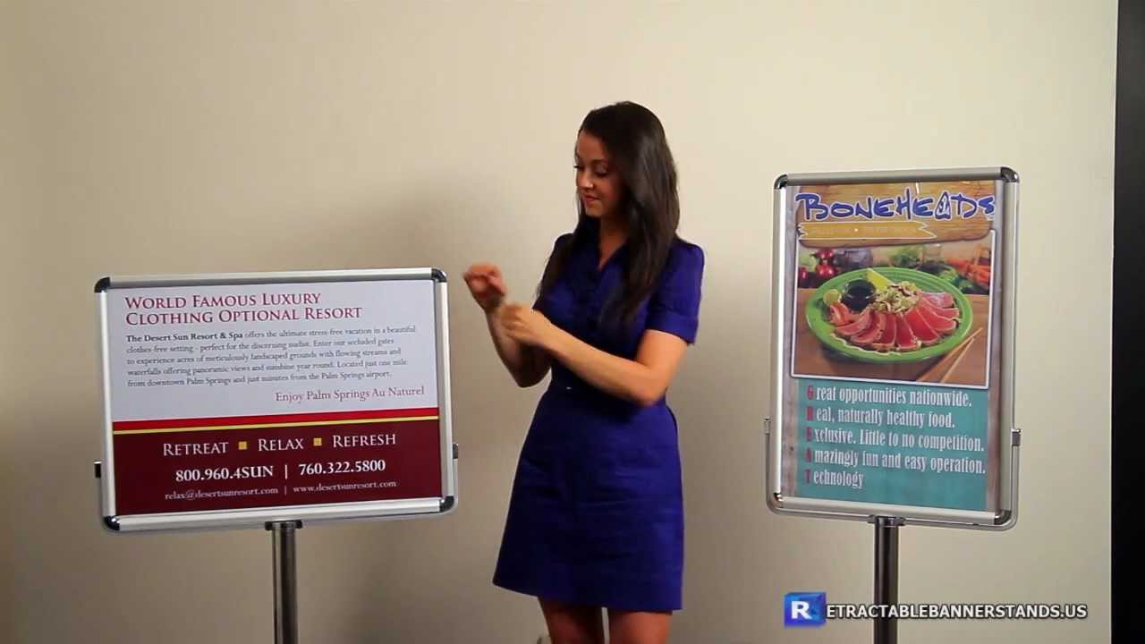 Poster Stand Sign Holder