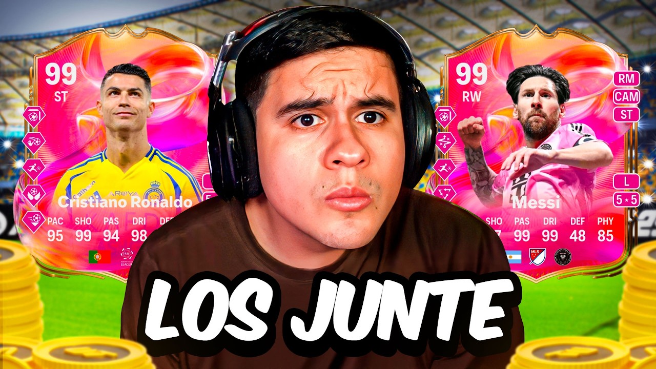 MESSI 99 Y CRISTIANO 99 EN FUTCHAMPIONS