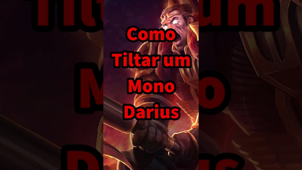Como tiltar um mono Darius #leagueoflegends #wildrift #fyp