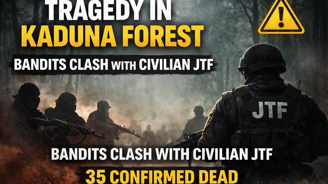 TRAGEDY IN KADUNA FOREST AS BANDITS CLASH WITH CIVILIAN JTF, 35 CONFIRMED........