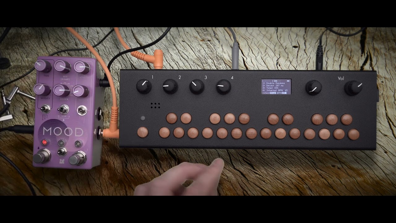 Critter and Guitari Organelle S with Chase Bliss Mood mk2