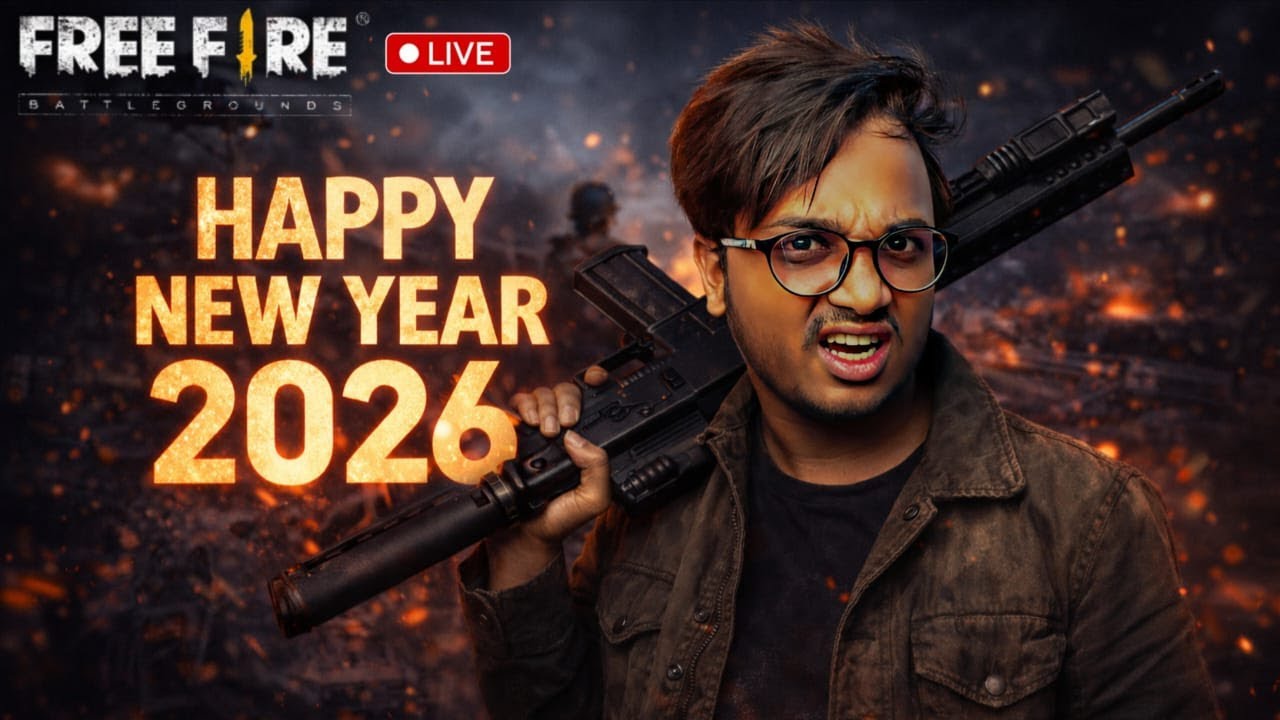 🔴[Live] HAPPY NEW YEAR 2026 👑 - FREE FIRE LIVE #freefire​ #shortsfeed