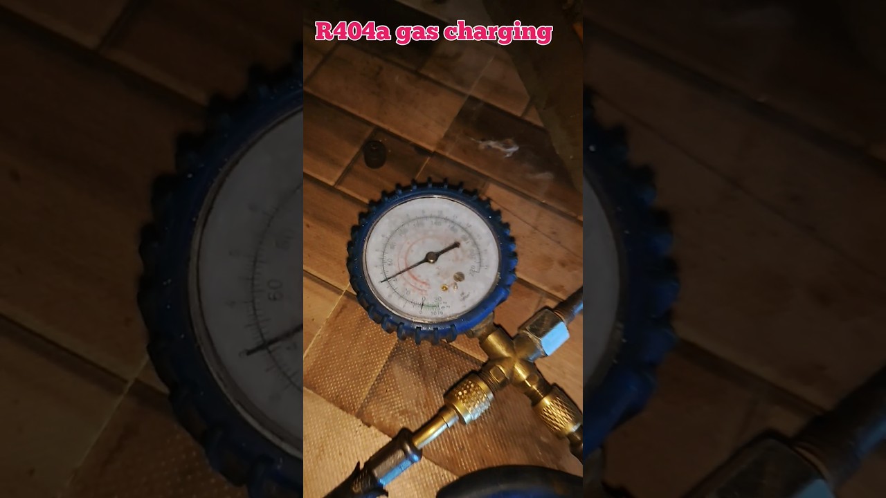 R404A gas charging visi cooler 