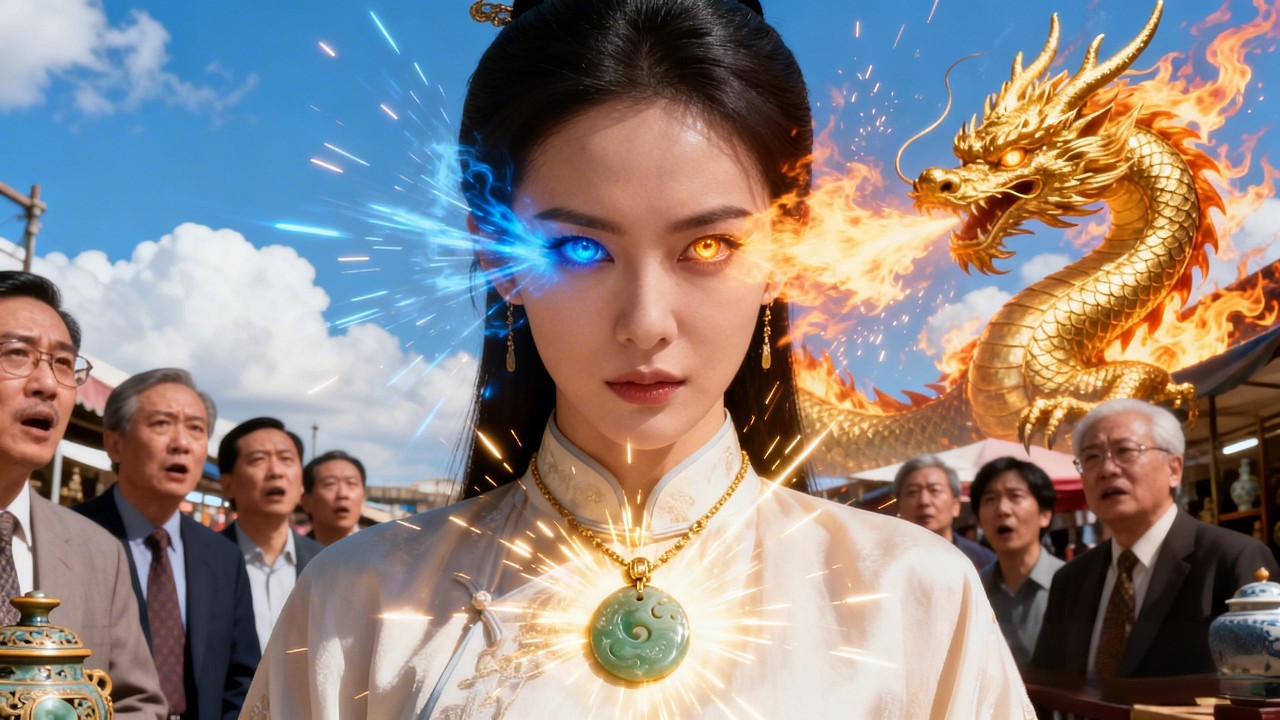 【新劇首發】窮女孩意外激活祖傳玉佩，獲得能吸收古董靈力的陰眼，和吸收純陽龍氣的陽眼。