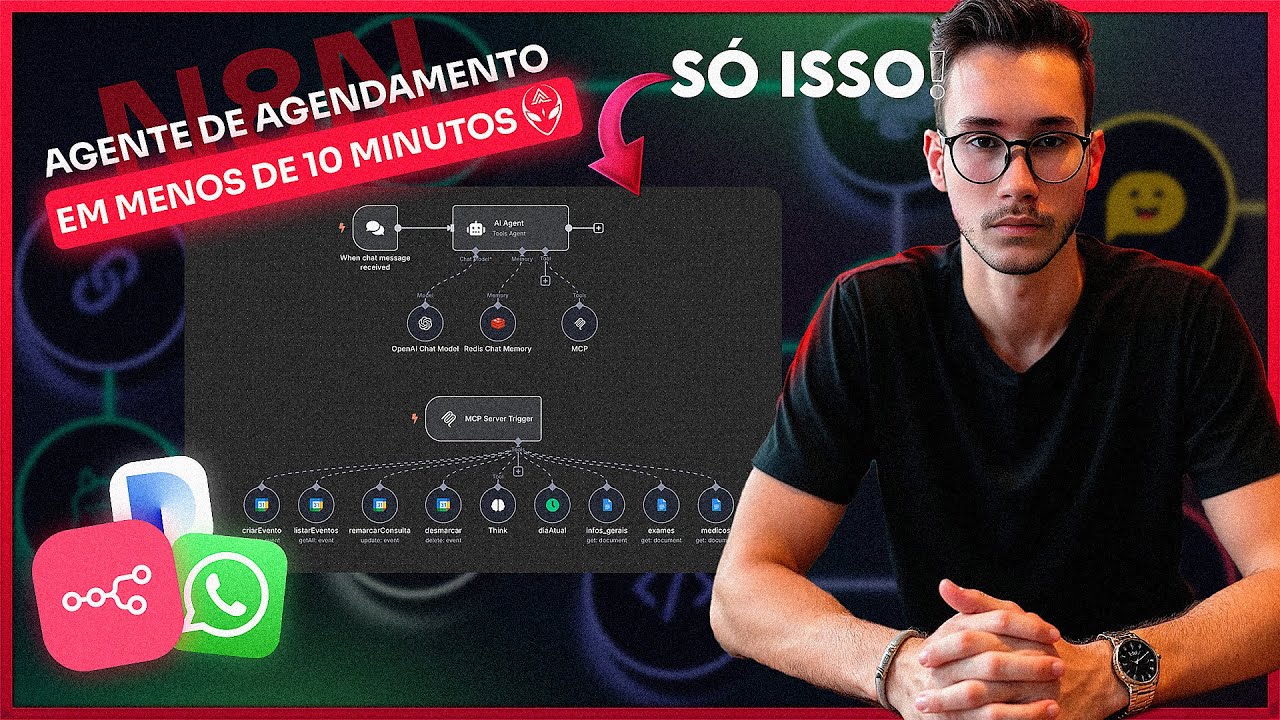 N8N + MCP de Agendamento: Como Criar Agente de Inteligência Artificial com Model Context Protocol