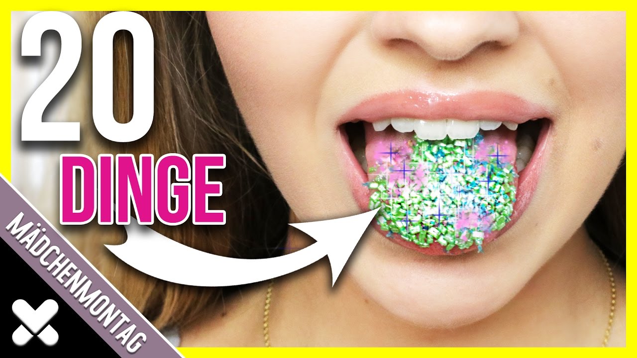 20 HACKS MIT GLITZER | Man kann Glitzer essen?!