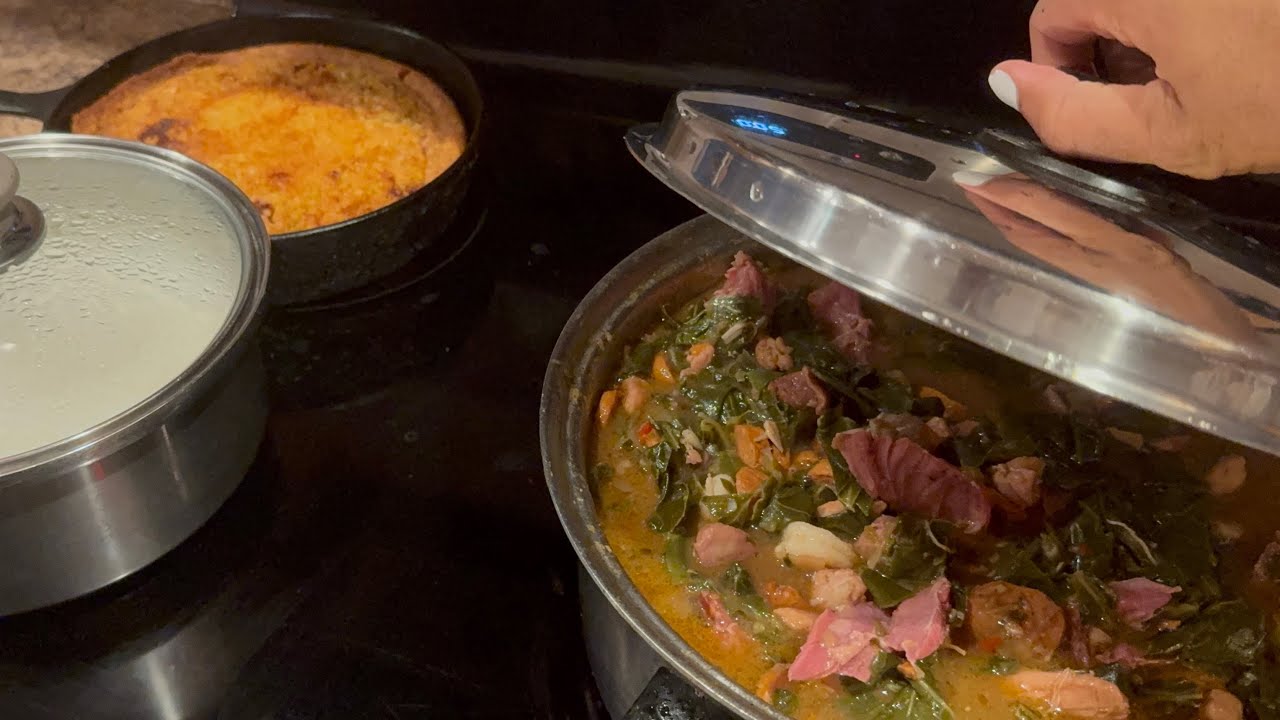 Gumbo Greens Recipe Louisiana Comfort Food with a Healthier Twist #fyp #cooking #louisiana #gumbo 