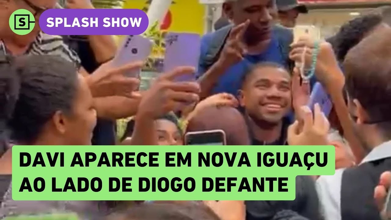 BBB 24: Davi causa tumulto em Nova Iguaçu ao lado de Defante, veja os vídeos!