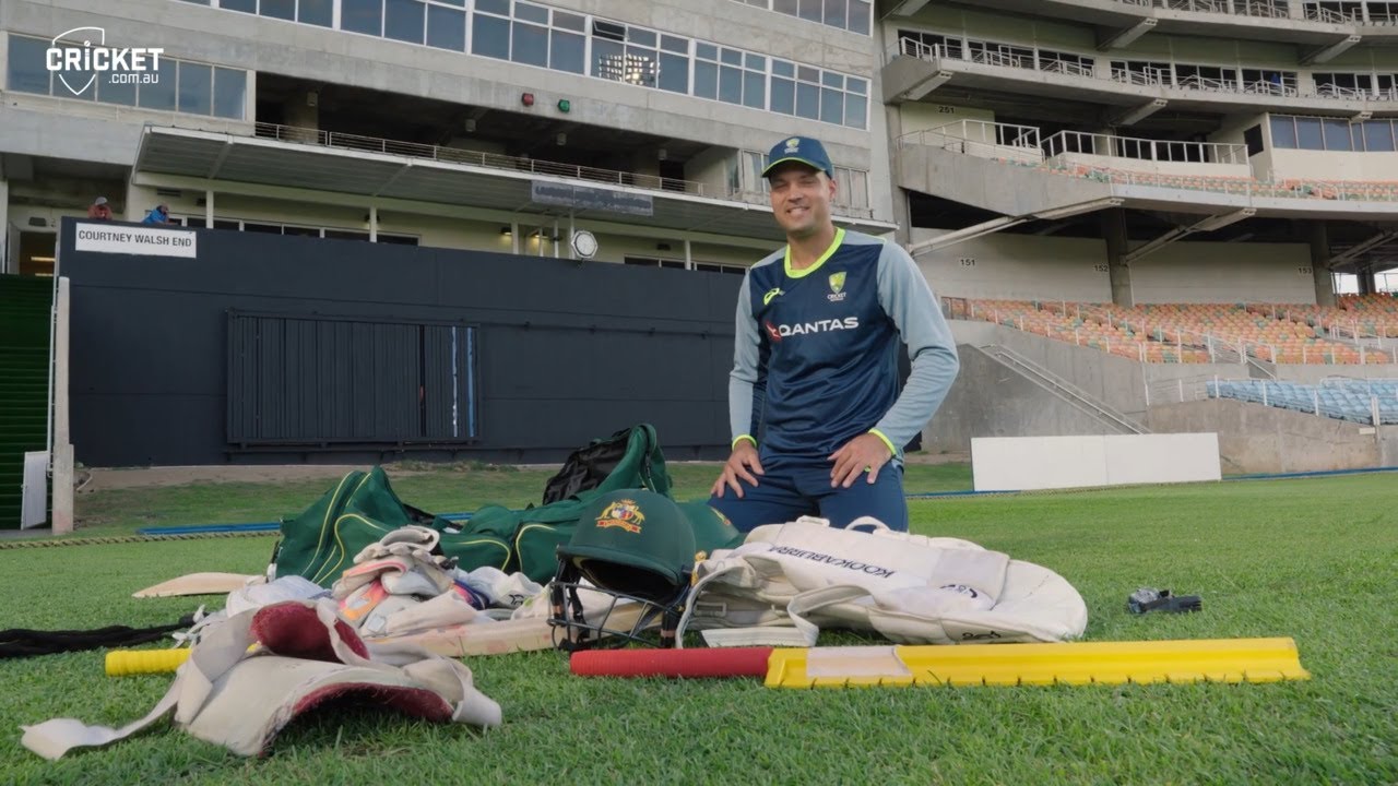 The weird and wonderful inside Alex Carey's kit bag | West Indies v Australia 2025