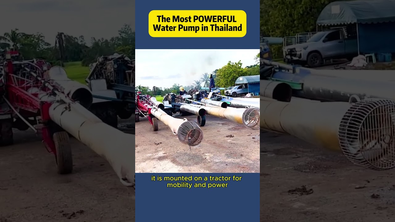 The Most POWERFUL Water Pump in Thailand!