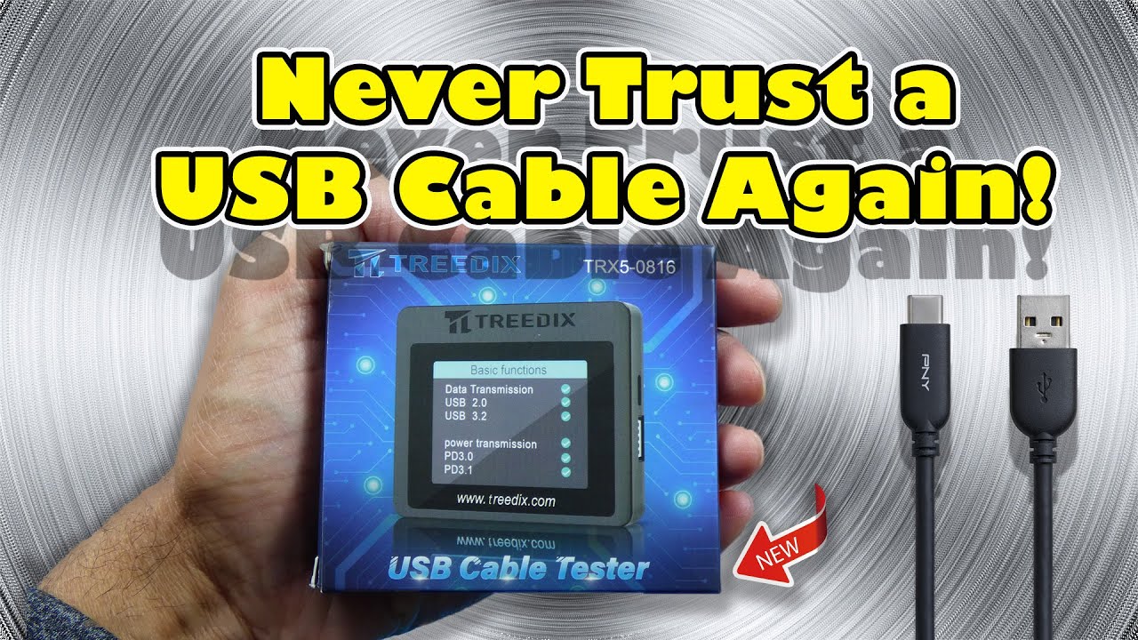 A $49 Gadget that finds bad USB cables? Treedix USB Tester v2 Review