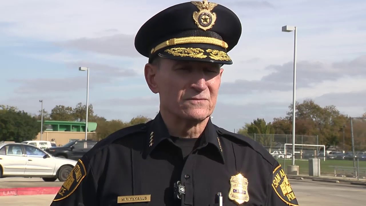 SAPD Chief McManus provides information after officer accidentally shot self with service pistol