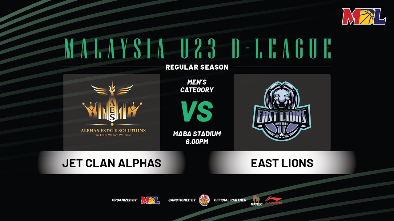[LIVE] MBL U23 D-League 2025 Game 21 | Jet Clan Alphas vs East Lions