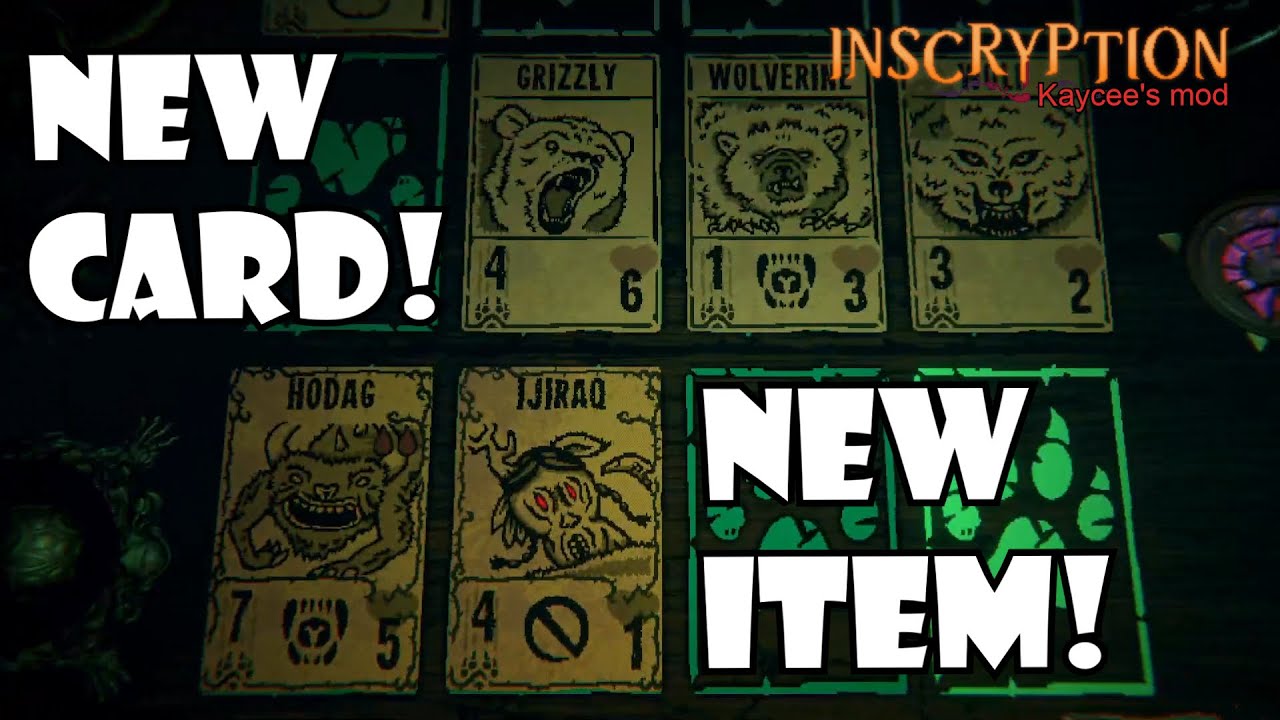 New Card & New item run! | Inscryption Kaycee's mod