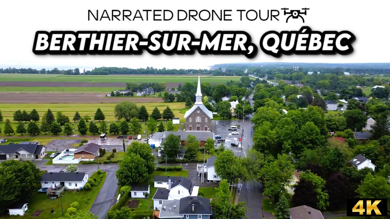 🌊 Breathtaking 4K Drone Adventure Over Berthier-sur-Mer, Qu&eacute;bec! 🌅✨