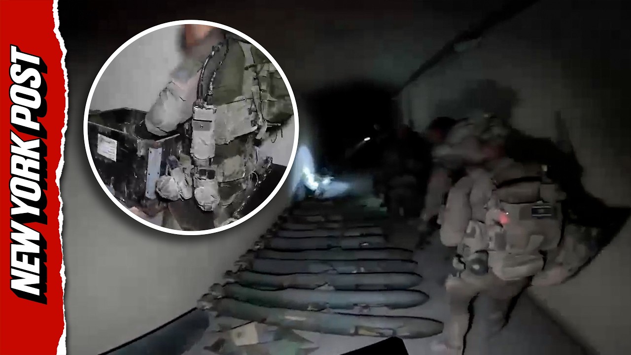 IDF Exposes Hezbollah Weapons Cache in 'Terror Tunnel' Deep Underneath Village in Southern Lebanon