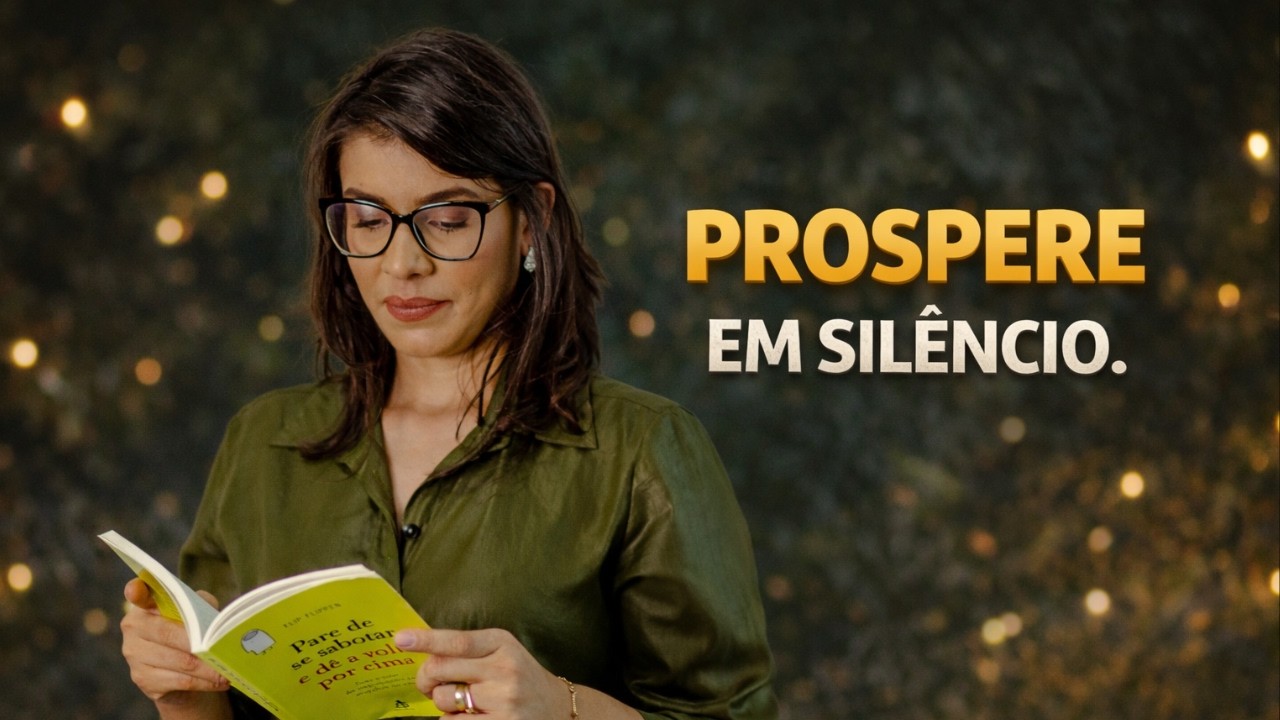 PROSPERE EM SILÊNCIO.