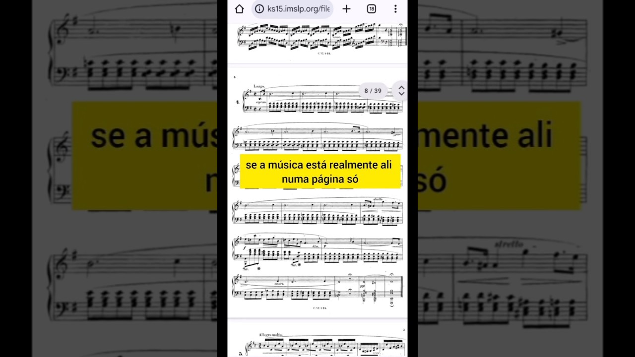 Como baixar partituras grátis no IMSLP | Passo a passo para música clássica