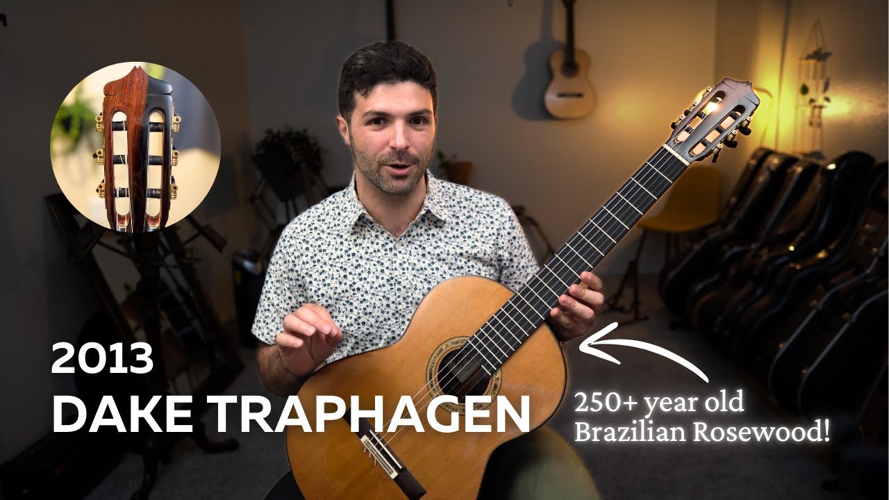 Dake Traphagen 2013 Doubletop Classical Guitar Review | GuitarCollection.com