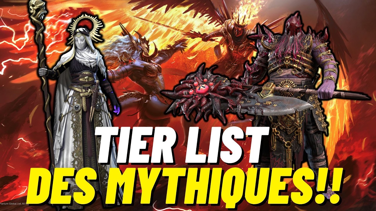 TIER LIST DES MEILLEURS MYTHIQUES EN 2026!! [RAID SHADOW LEGENDS]