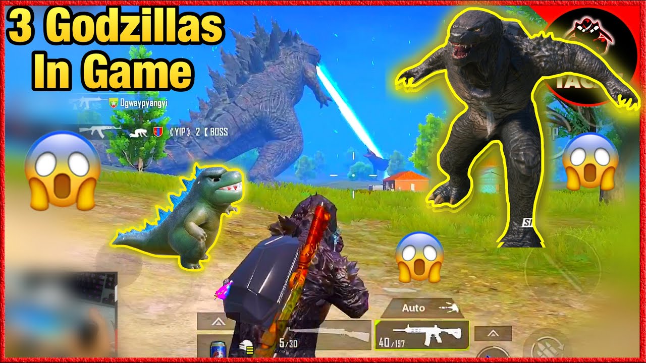 3 Godzillas In Match 😱 | PUBG MOBILE