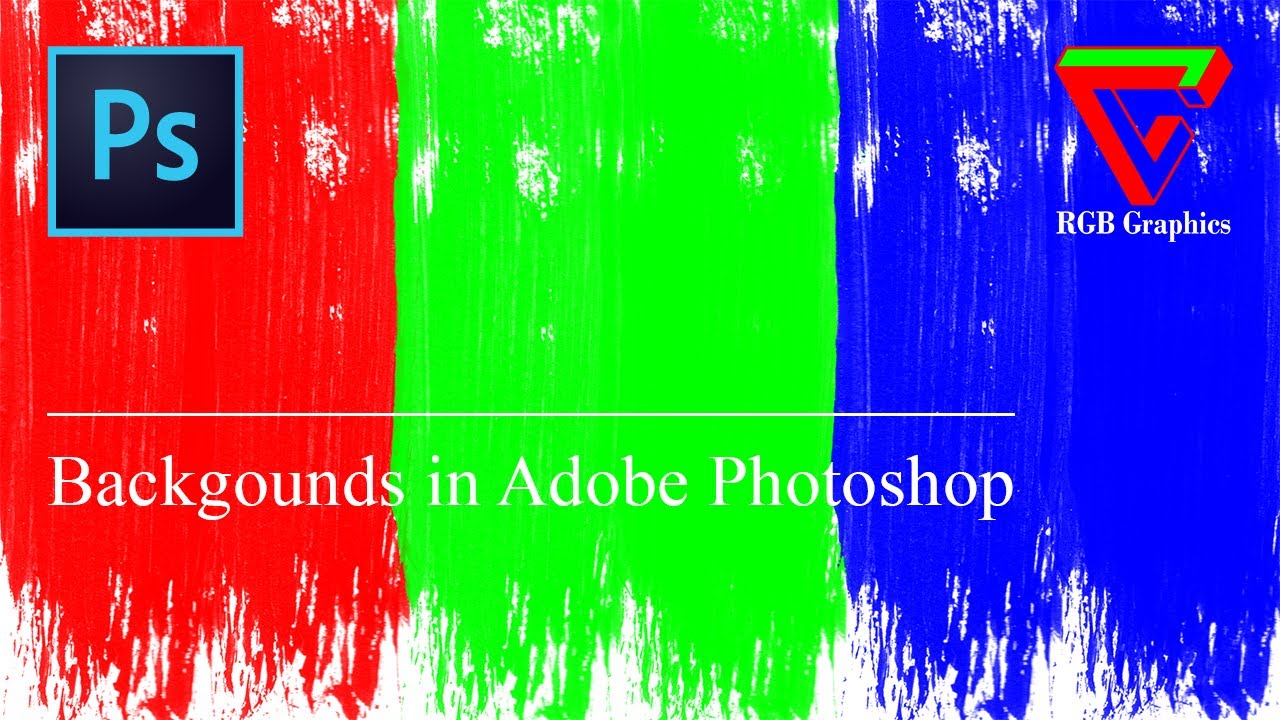 How to make/design Backgrounds in Adobe Photoshop