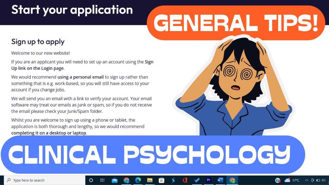Dclinpsy Application tips