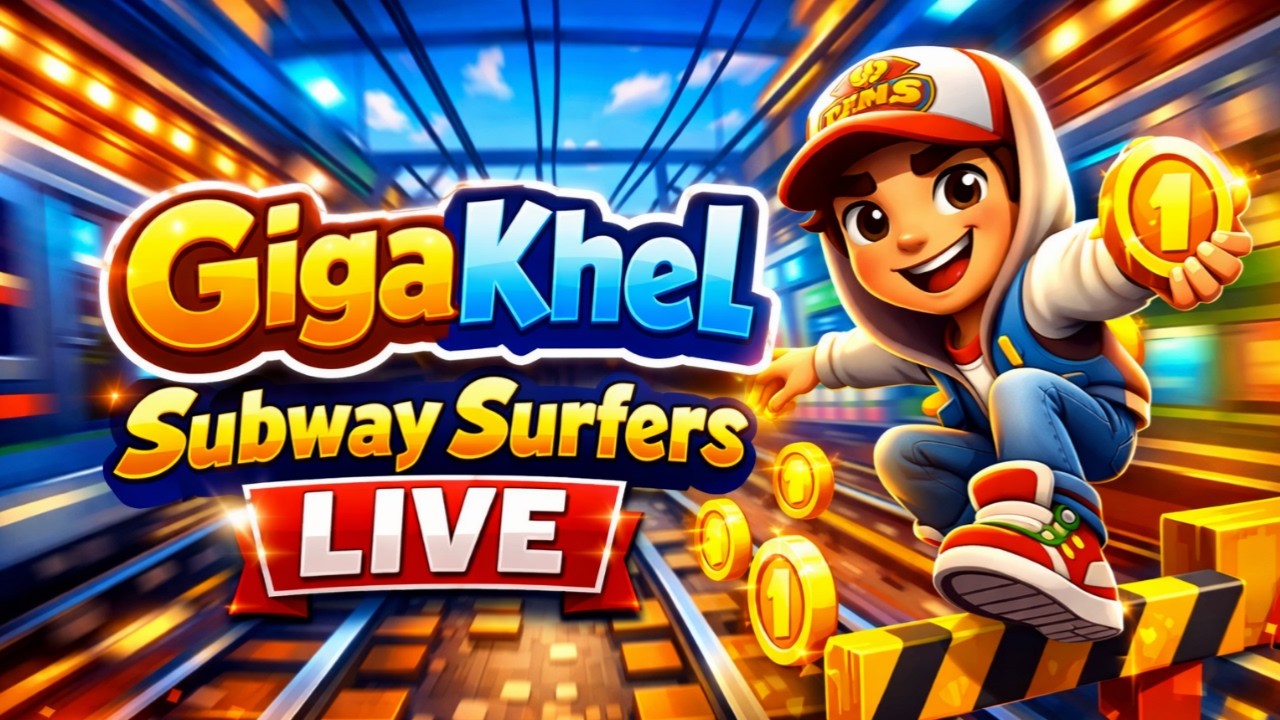 🔴 LIVE Subway Surfers India 🇮🇳 | Endless Running Fun | GigaKhel