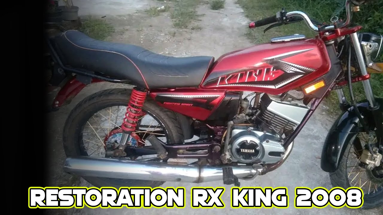 RESTORASI  YAMAHA RX KING MERAH PEREDAM 2008