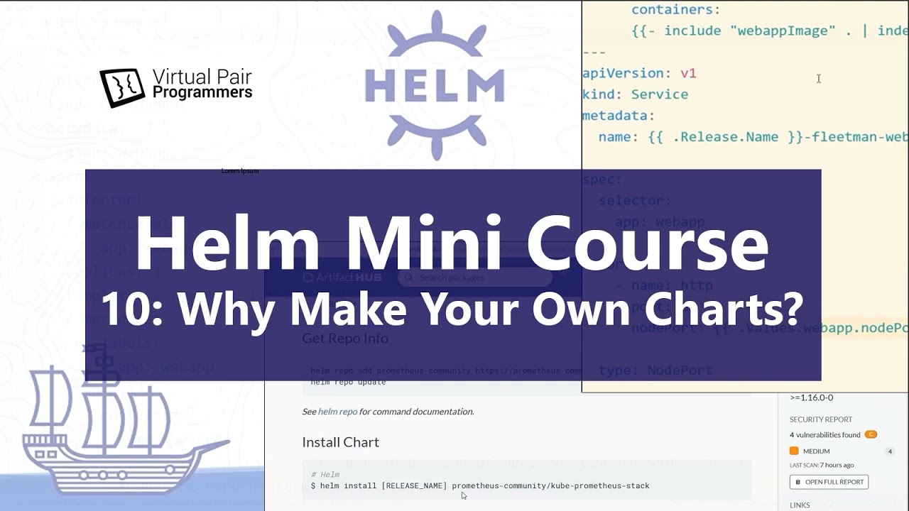 Helm Mini Course Part 10: Why Make Your Own Charts?
