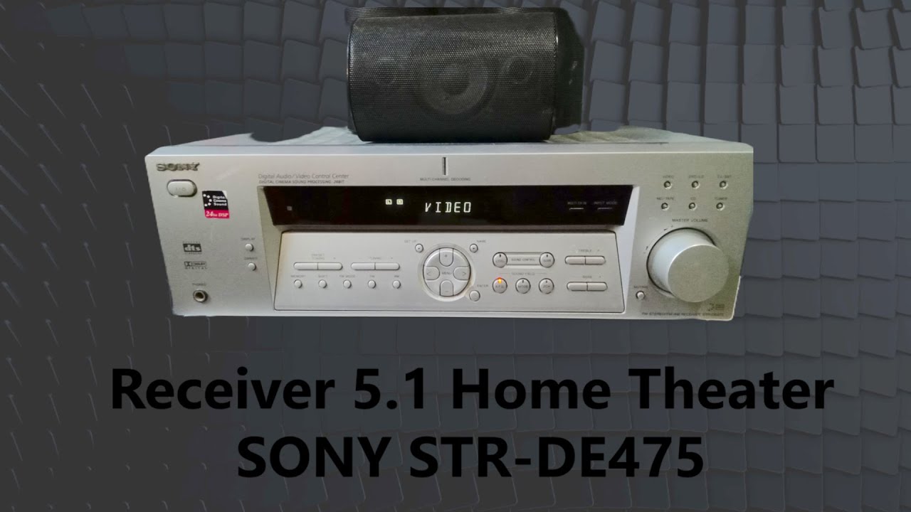 Teste | Receiver Home Theater Sony 5.1 STR-DE475 | #desapego